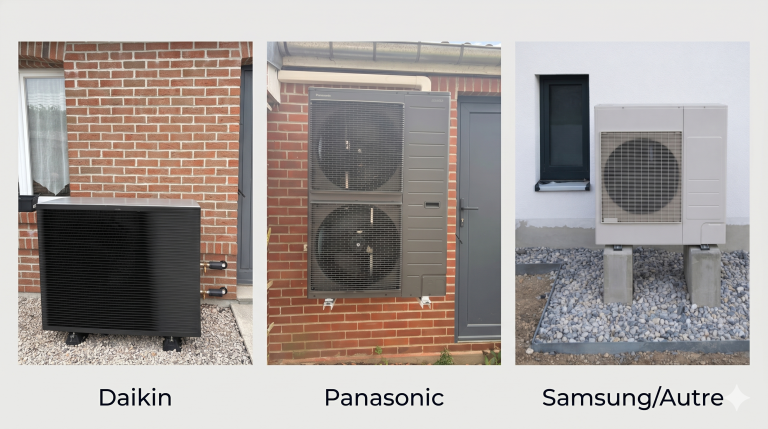 Daikin, Panasonic ou Samsung : quelle pompe à chaleur choisir à Cambrai, Maubeuge et Hazebrouck ?